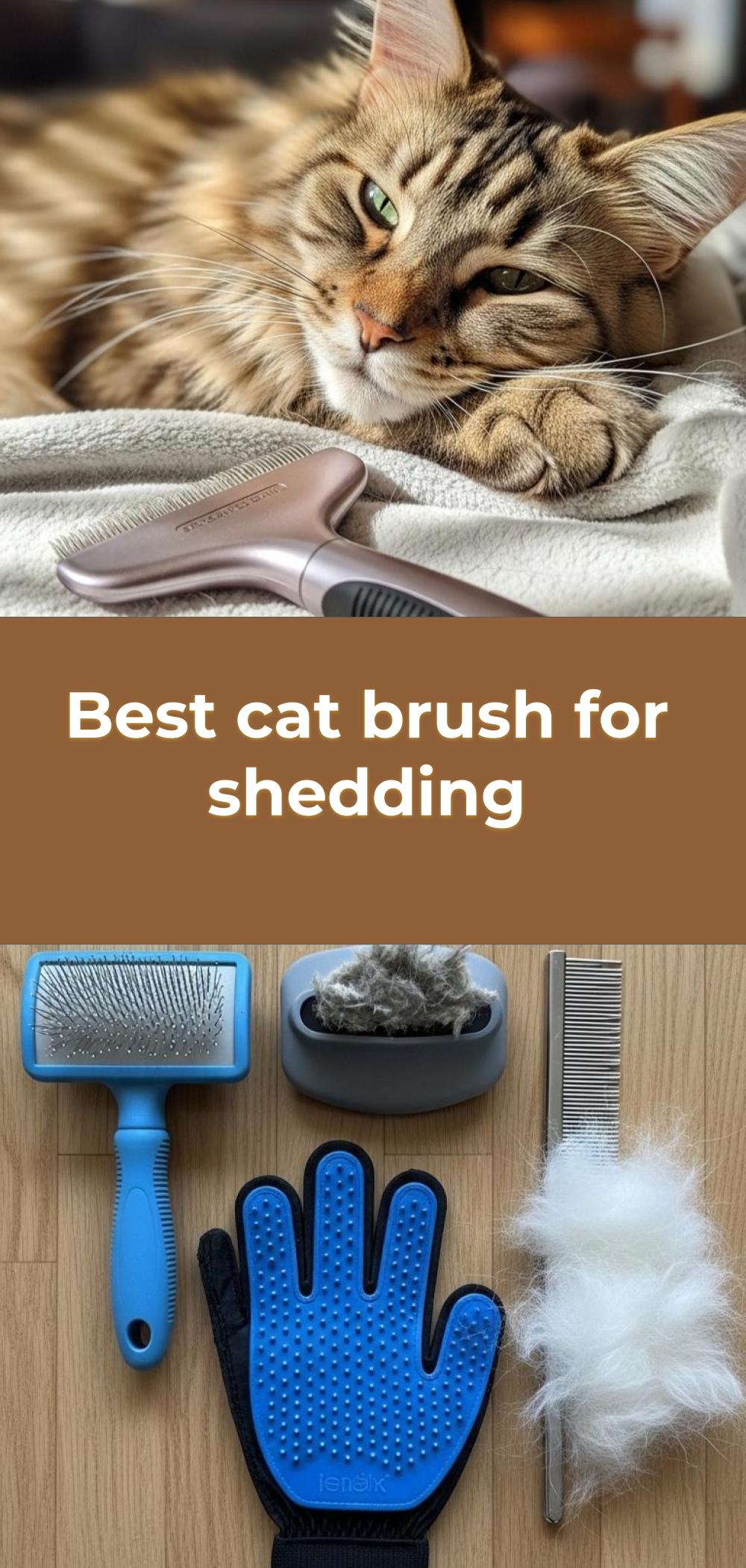 Top cat brushes to reduce shedding - Pet care Picked