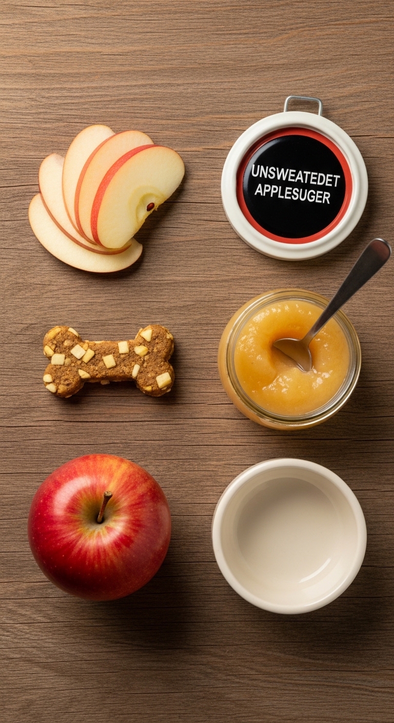 A variety of foods for dogs and humans.