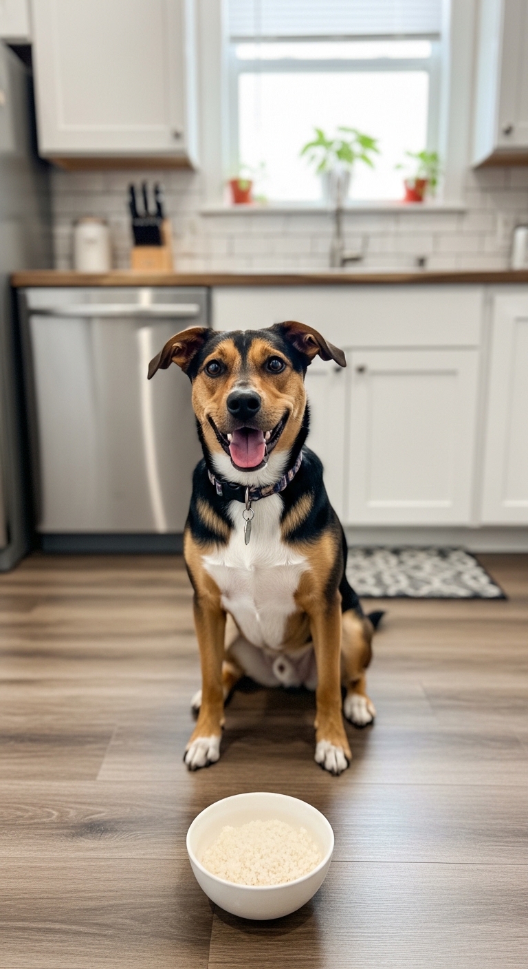 A dog with a collar on its neck.