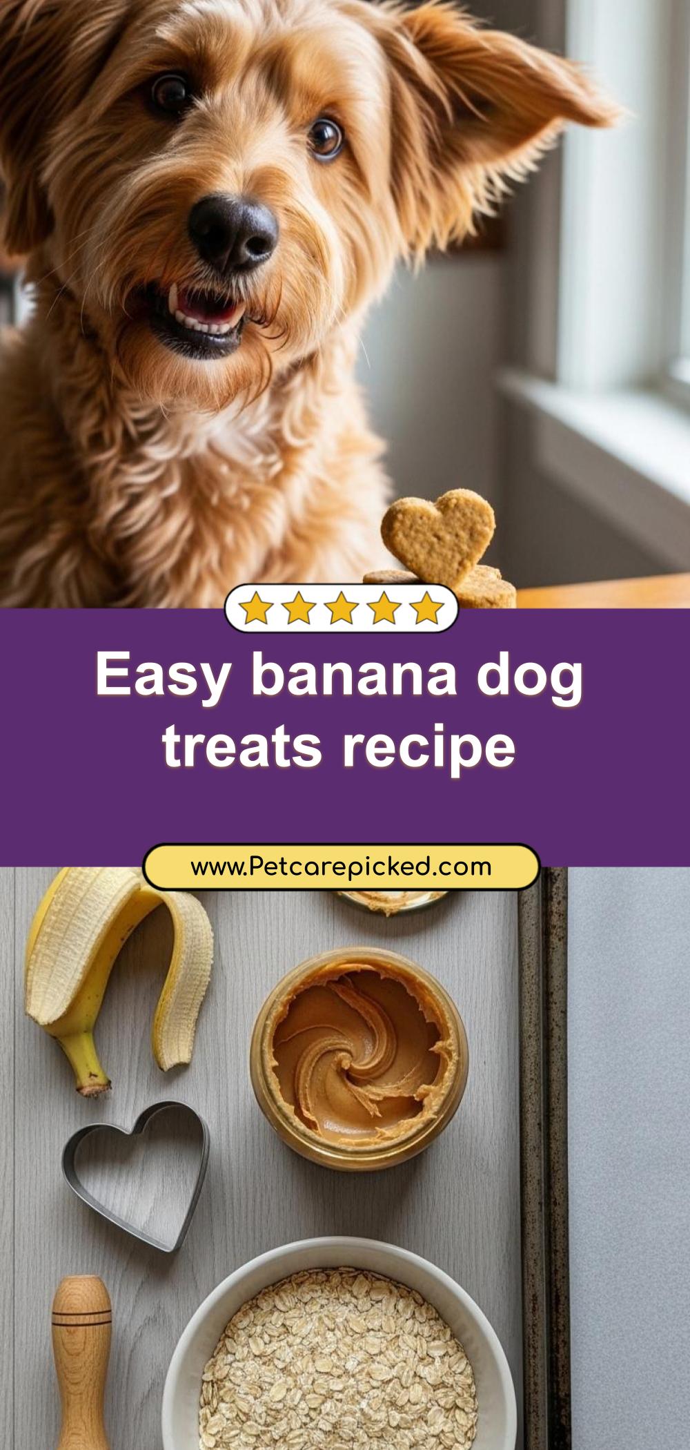 Homemade Banana Dog Treats Recipe - Pet care Picked
