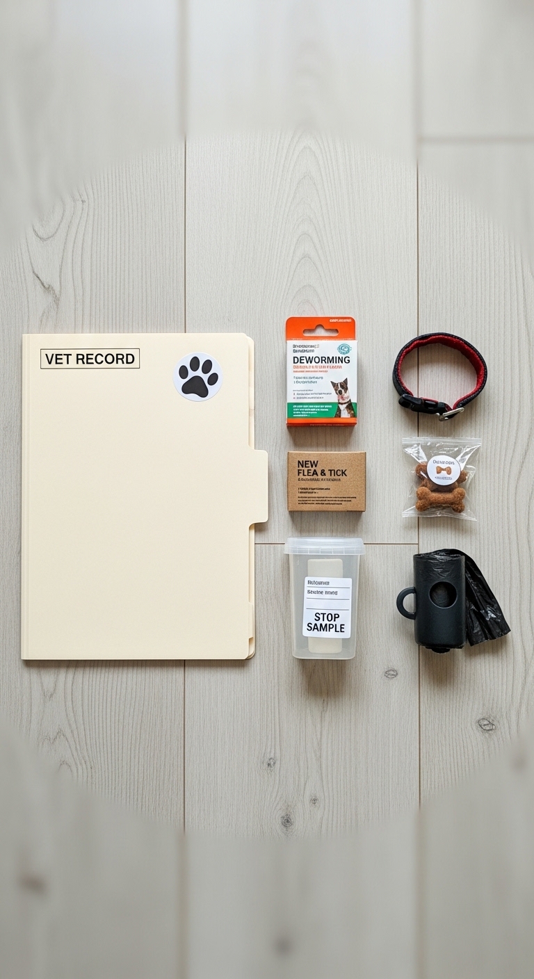A box of worming tablets for dogs.