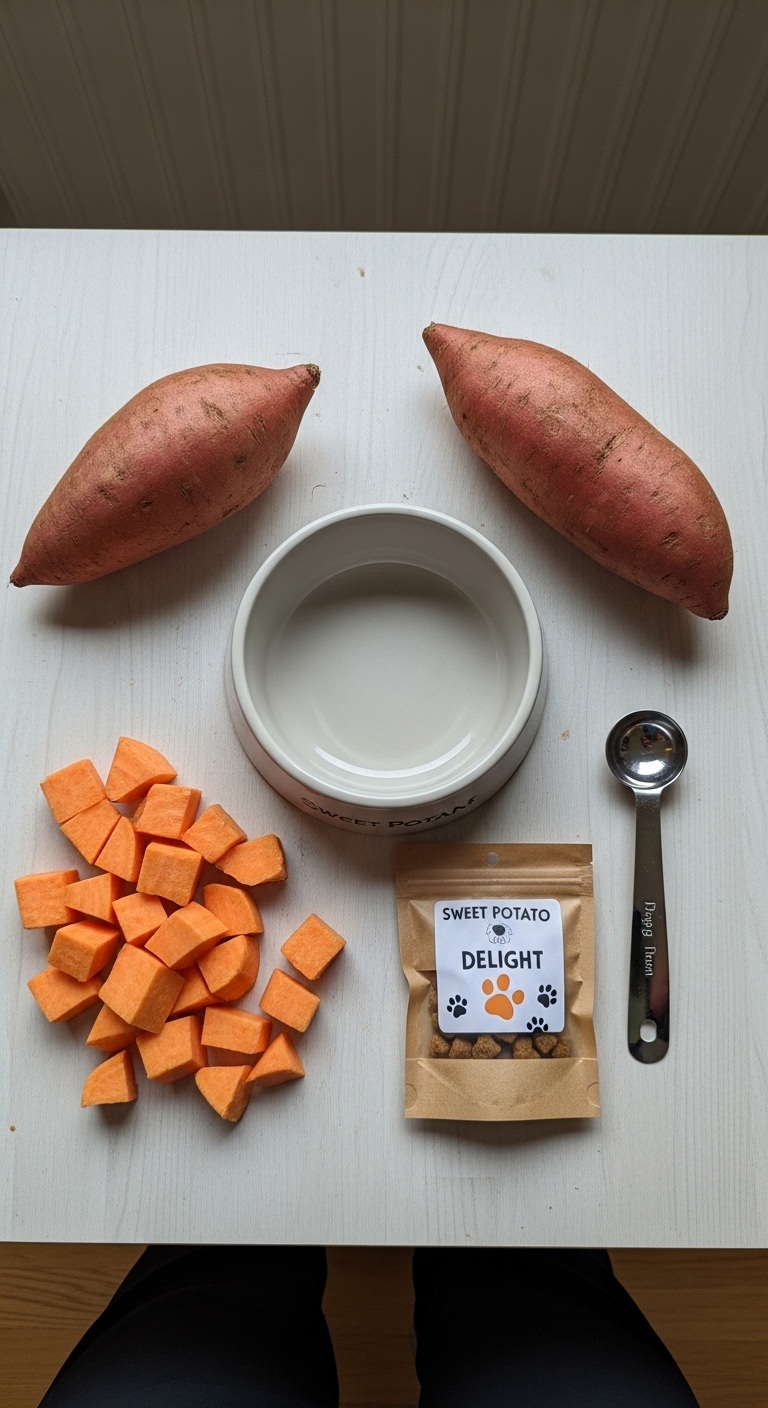 A bowl of sweet potato and a spoon.