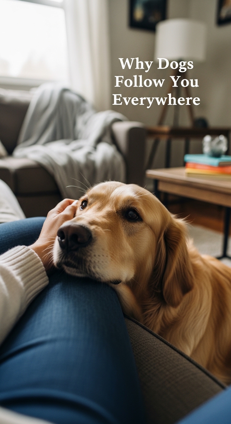 A dog resting its head on a person's leg.