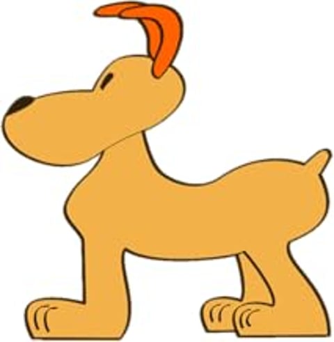 A dog years calculator is shown with a dog.