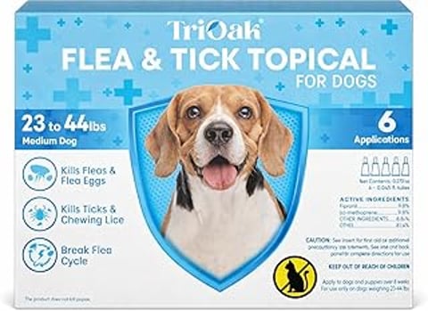 A box of Triak for dogs.