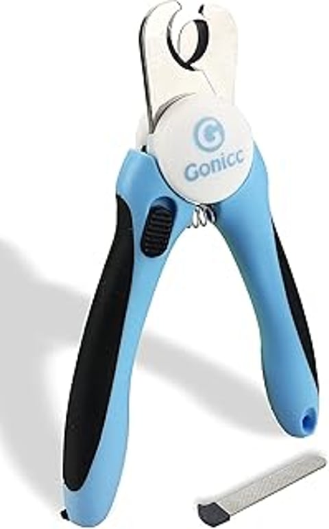 A blue gonicc nail clipper.