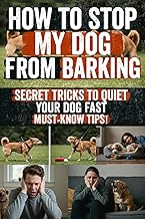 A book titled "My Dog from Barking" is displayed.