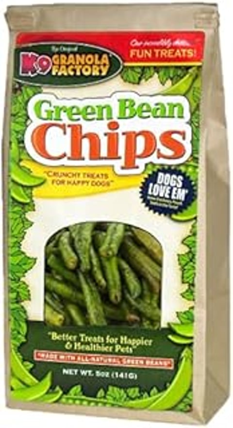 A bag of green bean chips.