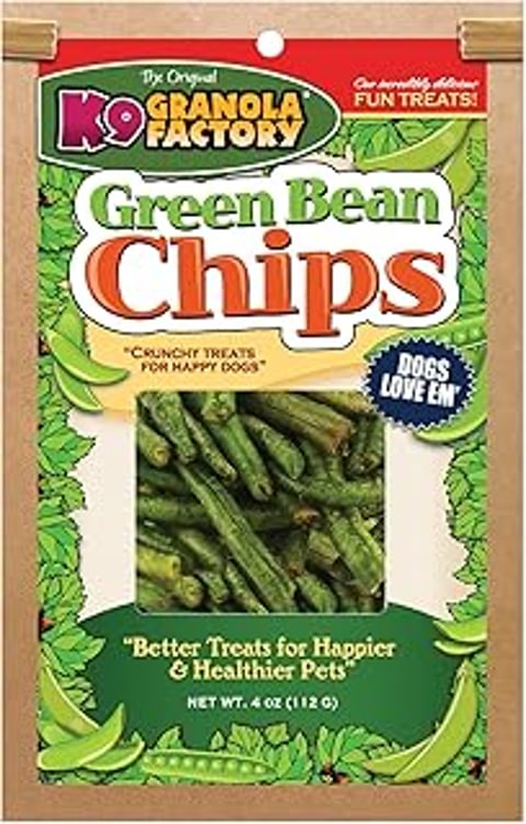 A bag of green bean chips.