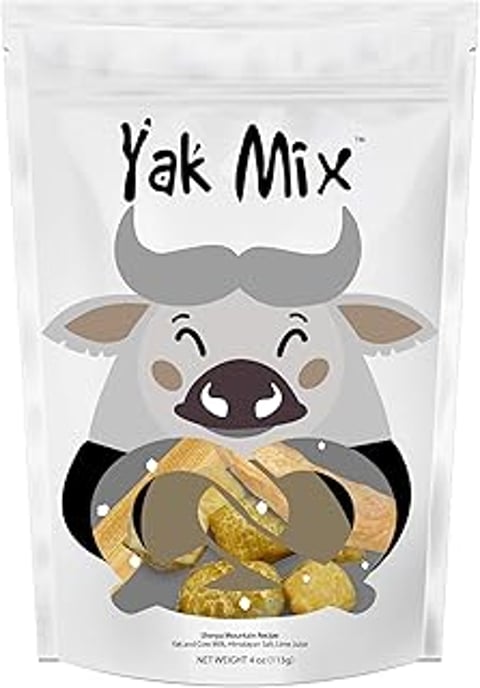 A bag of Yak Mix.