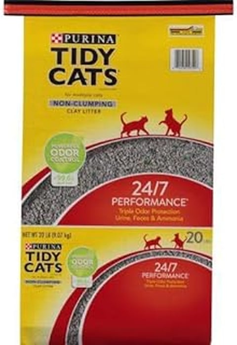A box of Tidy Cats litter.
