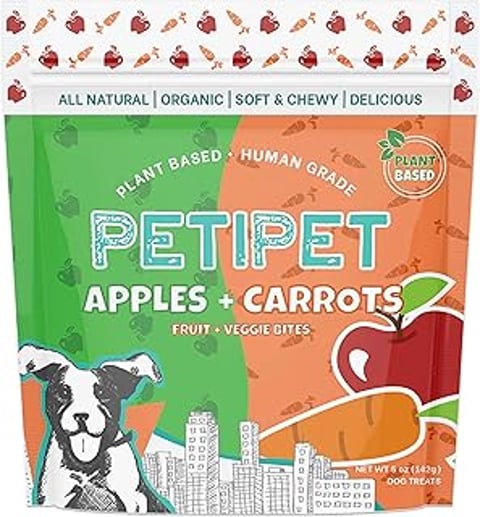 A bag of Petipet Apples and Carrots.