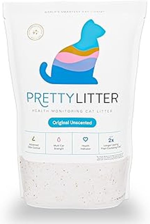A bag of pretty litter cat litter.