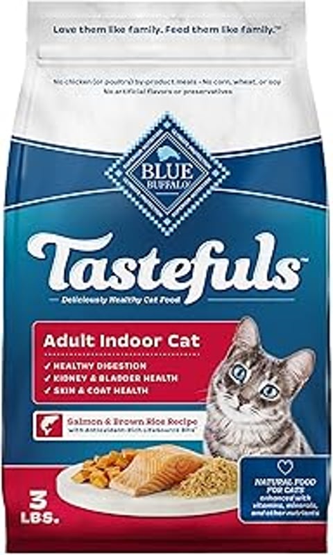 A bag of Tastefuls cat food.