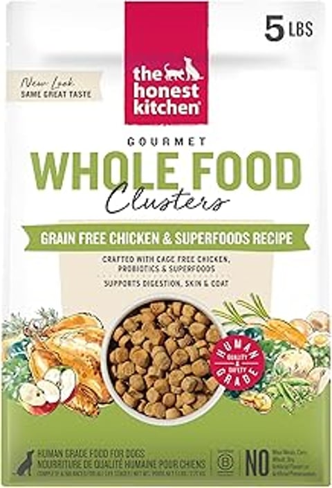 A bag of The Honest Kitchen Whole Food Clusters.