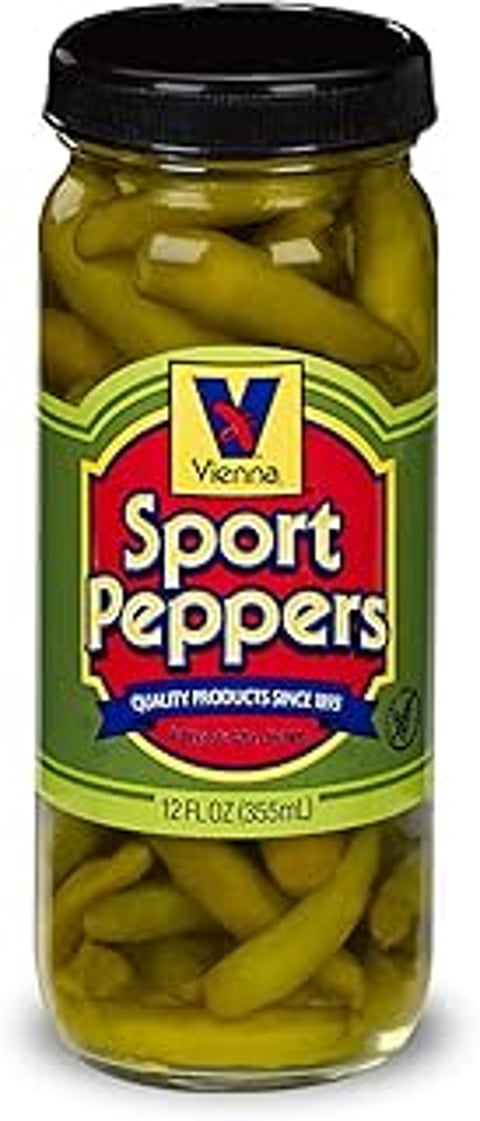 A can of Vienna Sport Peppers.