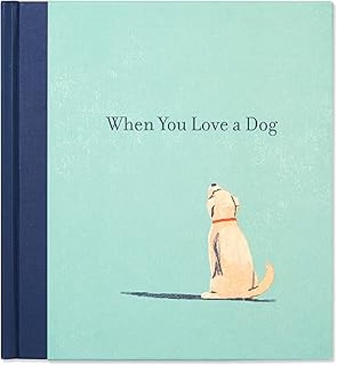 A book cover with a dog on it.